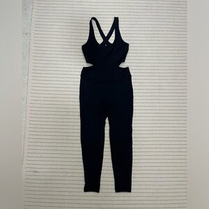 NWOT Black FP Movement Free People Workout Onesie